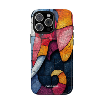 Elephant Mosaic iPhone 16 Pro Max Case - Tough+