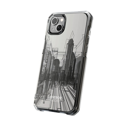 Urban Line Maze iPhone 14 - Impact Clear+