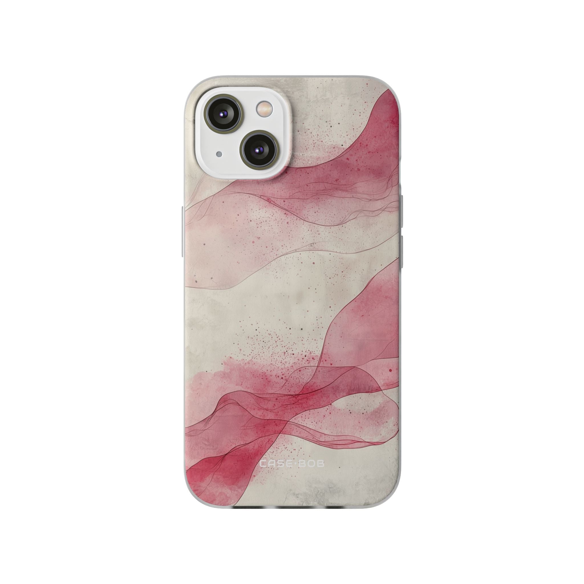 Crimson Waves iPhone 14 Case - Soft