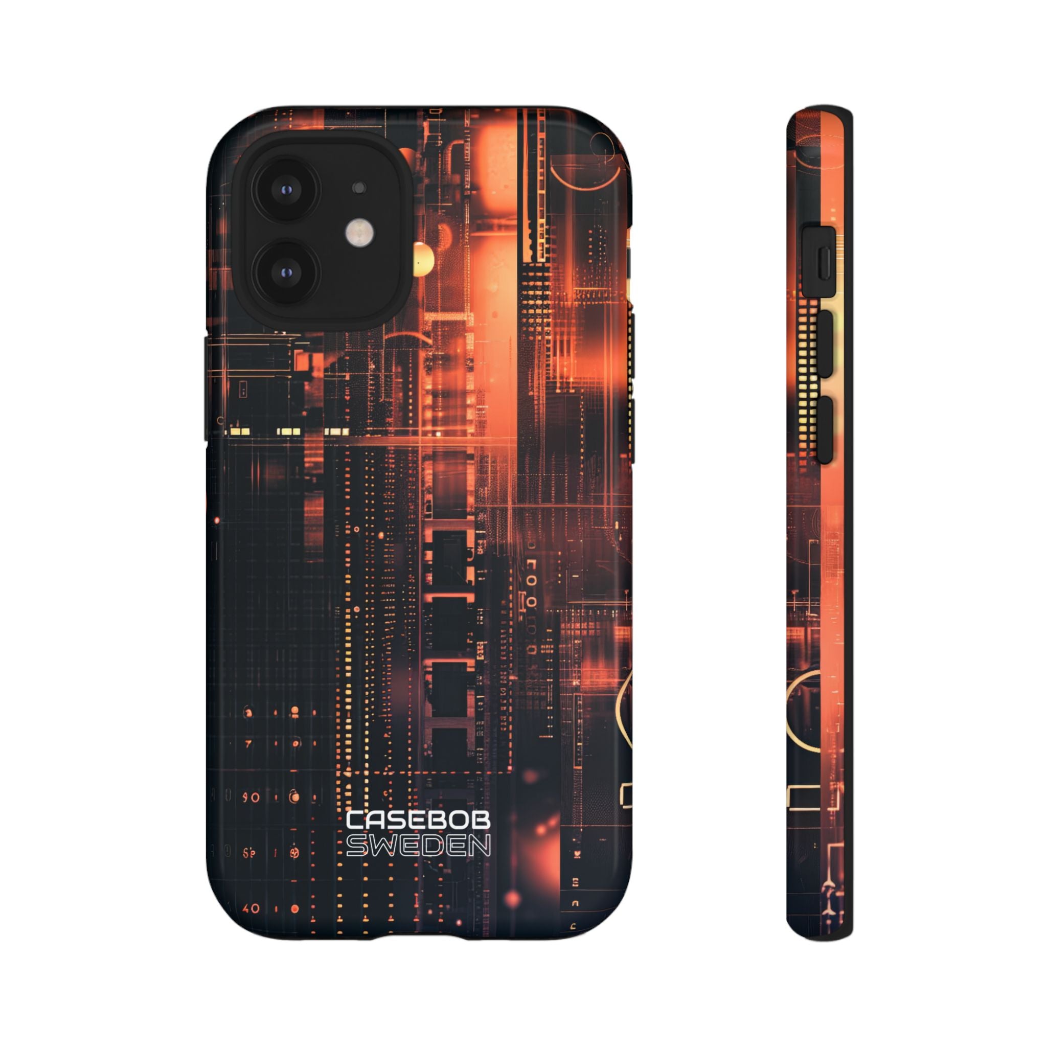 Neon Circuit Dreams iPhone 12 - Tough