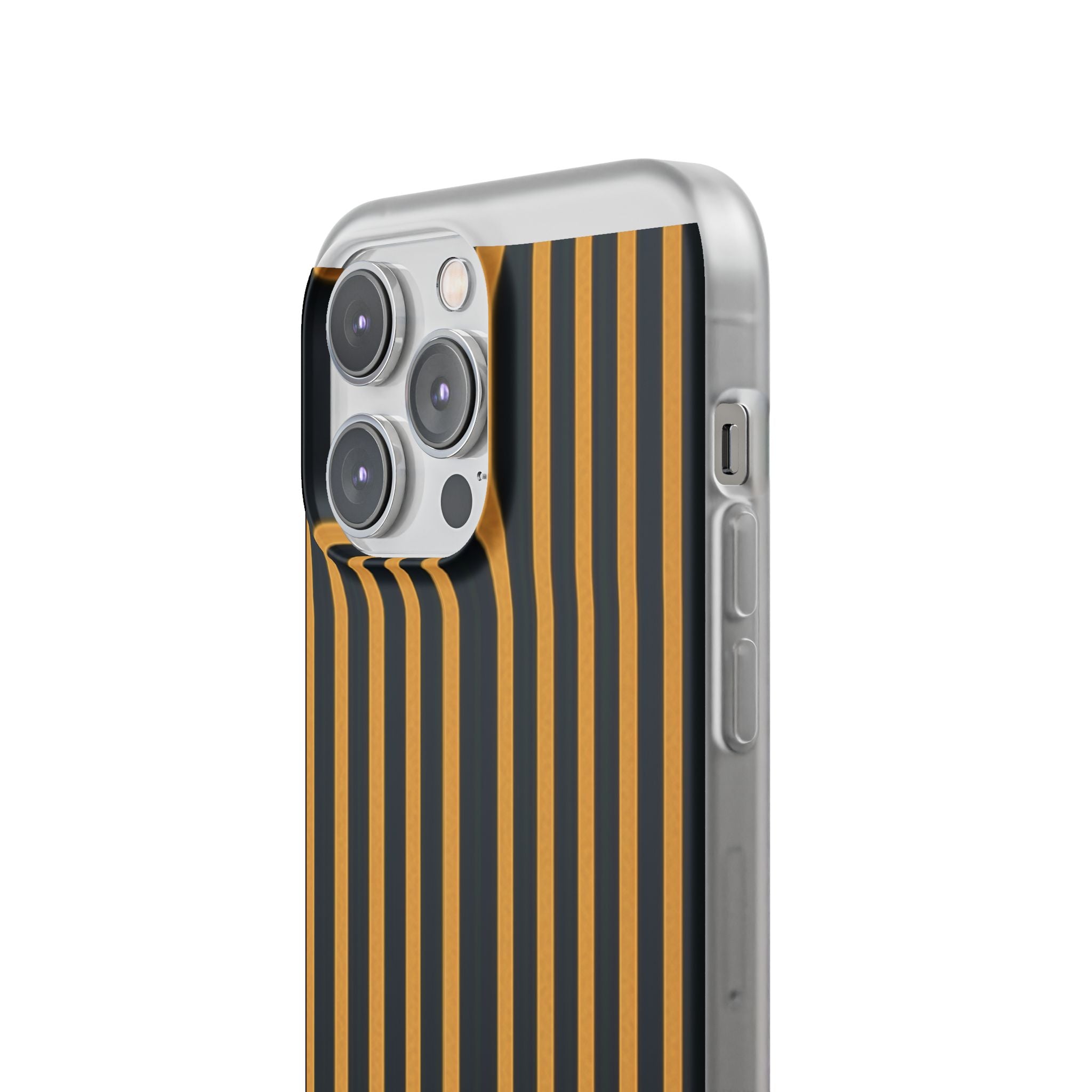 Golden Stripes iPhone 14 Pro Max Case - Soft