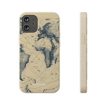 Vintage World Map | Biodegradable Phone Case