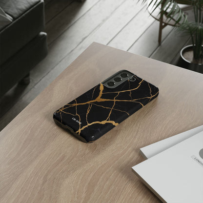 Golden Veins Twist - Samsung Case