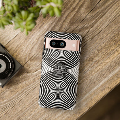 Dynamische Tiefe: Schwarz-Weiß-Op-Art – für Google Pixel 8