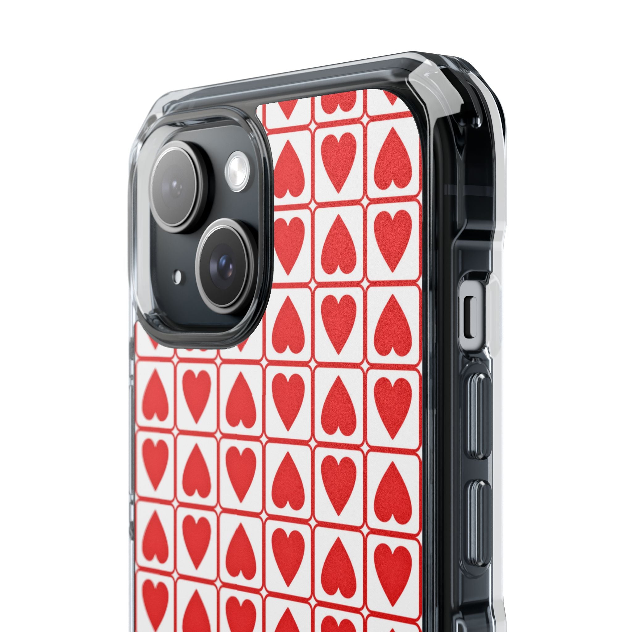 Hearts In Squares iPhone Case - Impact