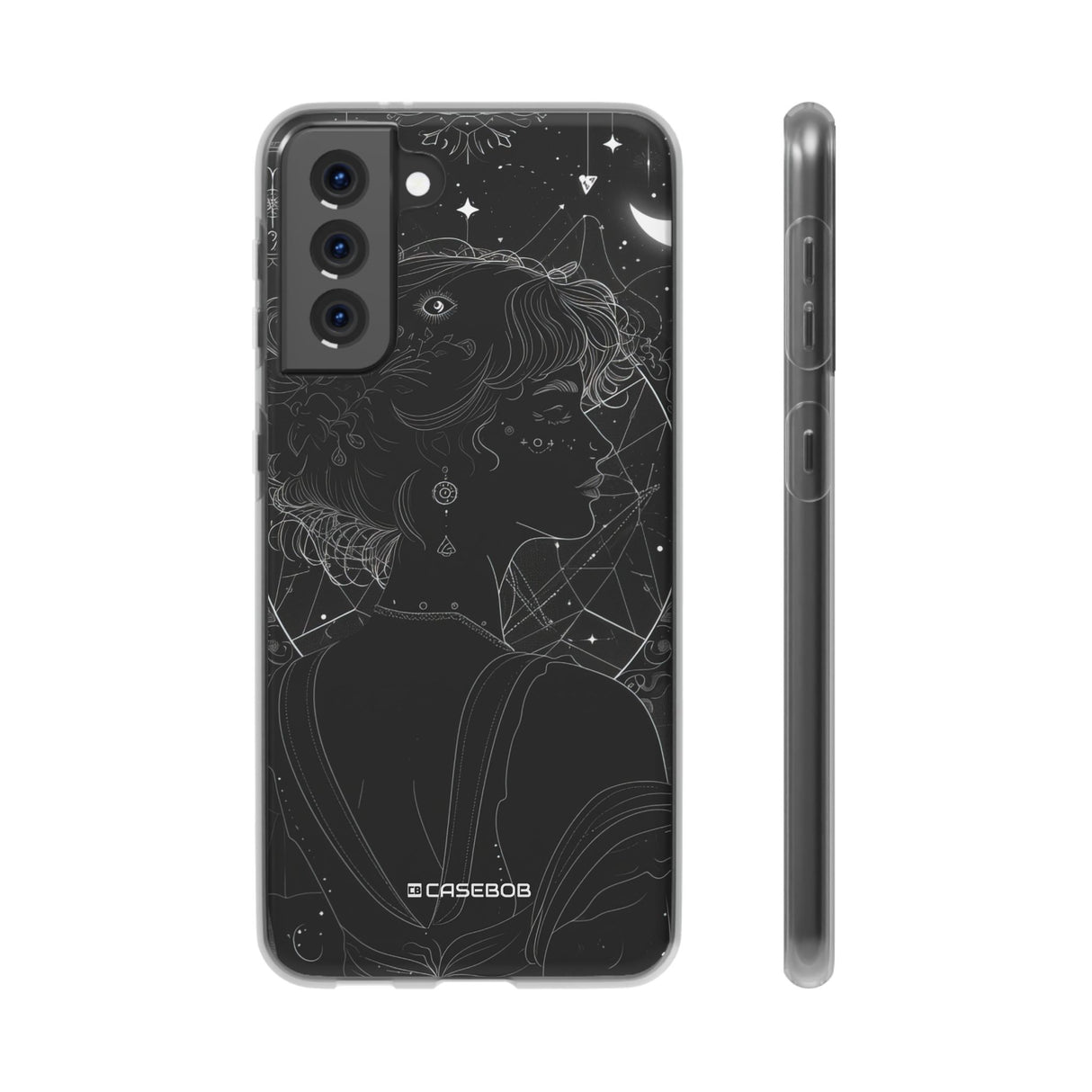 Mystic Starlit Serenity | Flexible Phone Case for Samsung Galaxy