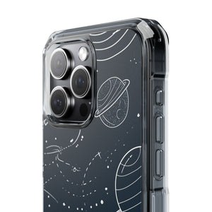 Cosmic Wanderer – Handyhülle für iPhone (Clear Impact – Magnetisch)