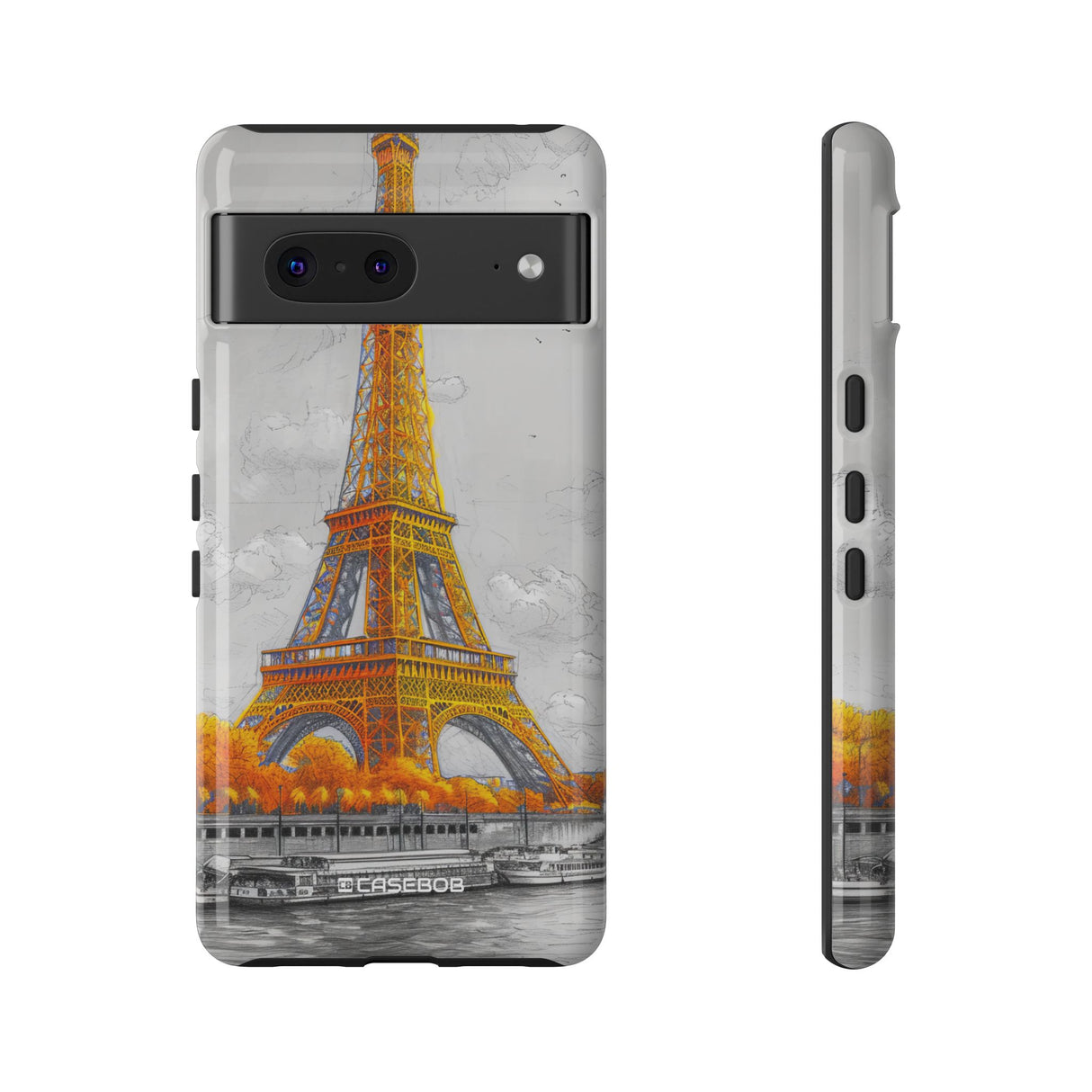 Autumnal Parisian Glow | Protective Phone Case for Google Pixel