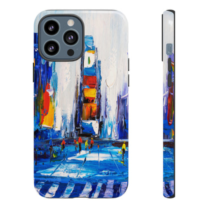 Oil Painting - City View of New York - Protective Phone Case