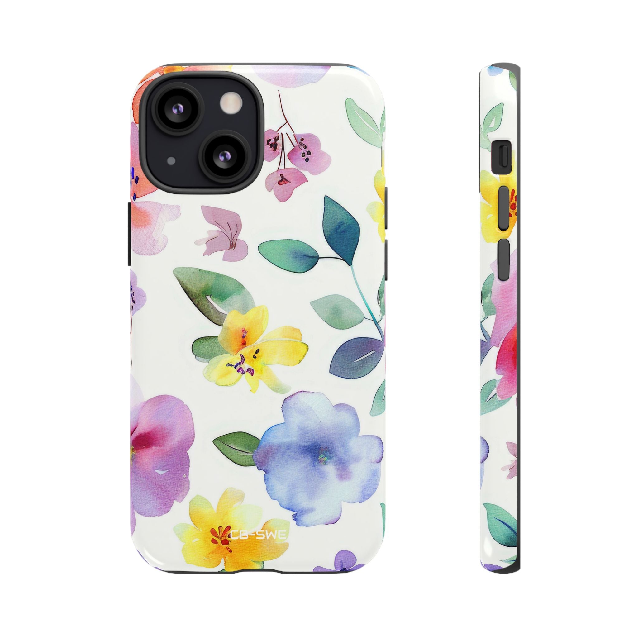 Whimsical Watercolor Florals - iPhone Case