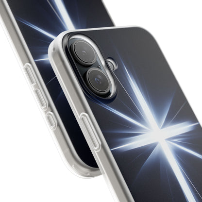 Glowing Crossburst iPhone 16 Plus Case - Soft
