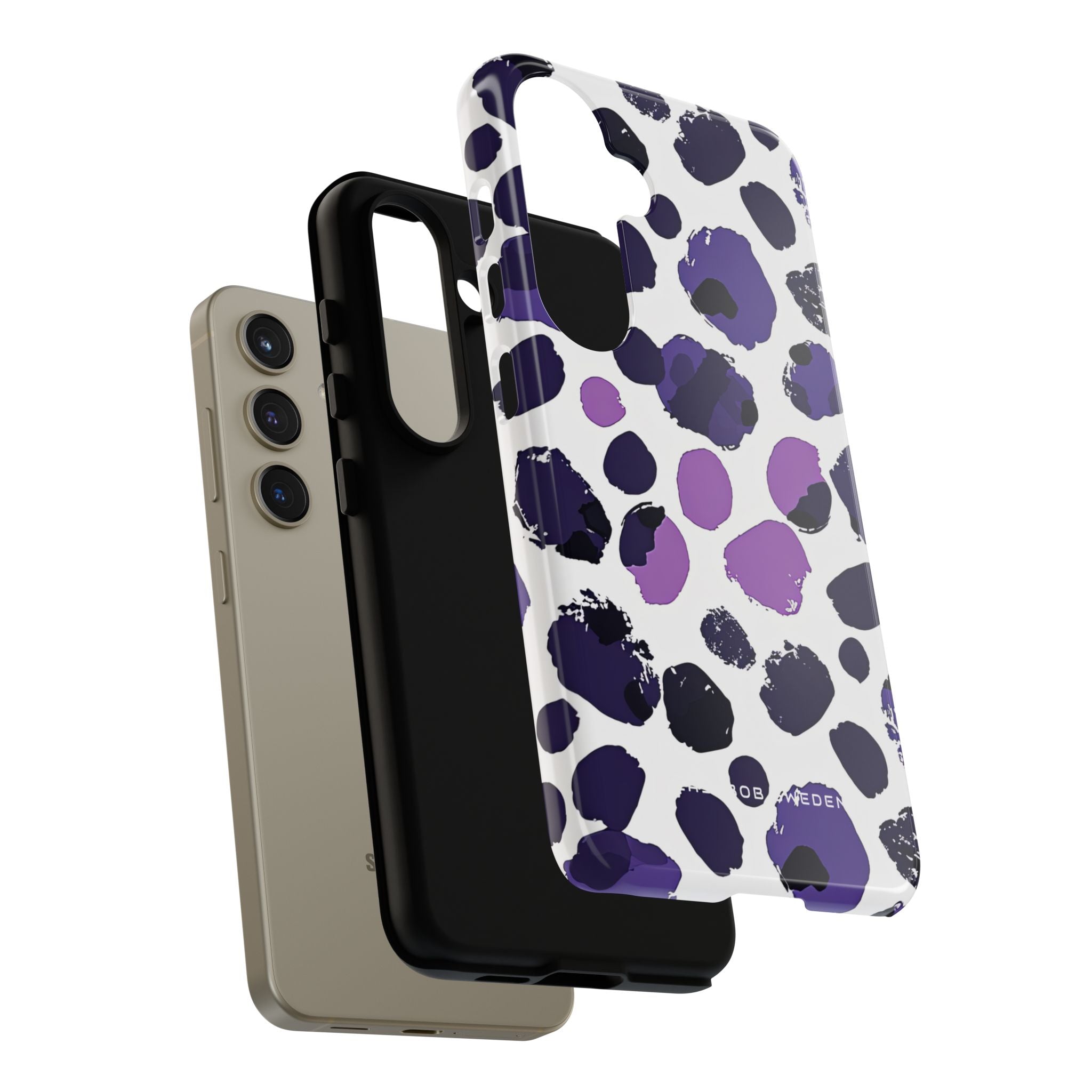 Purple Inkblots Samsung S24 - Tough Phone Case