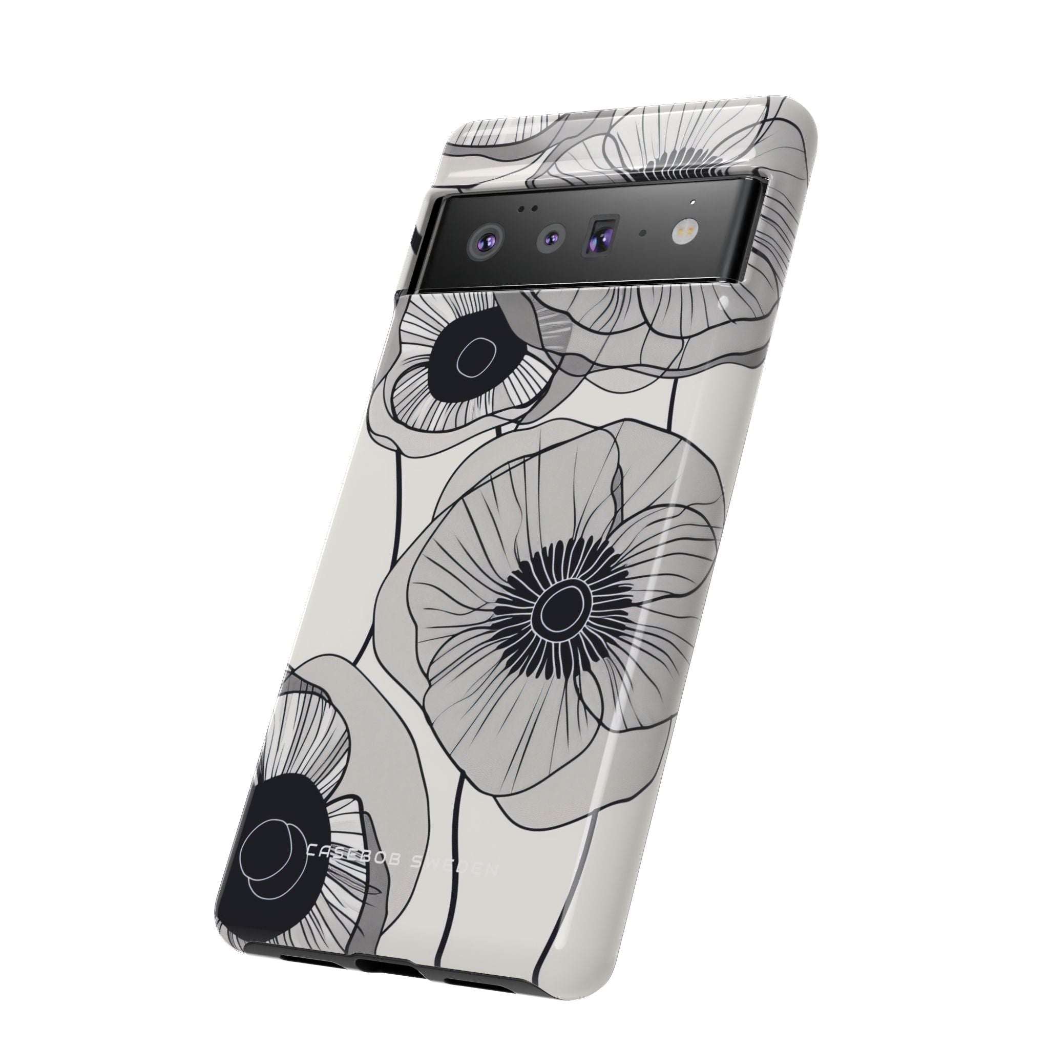 Modern Minimalist Flowers Google Pixel 6 - Tough Phone Case