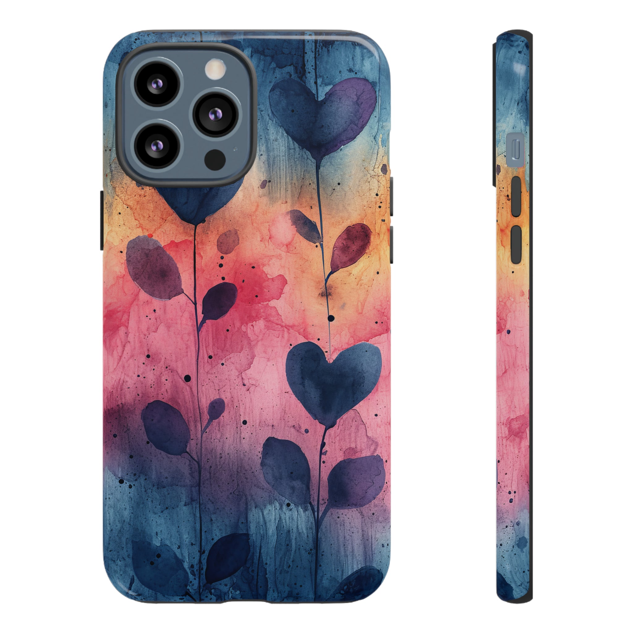 Heartfelt Pastel Mosaic - Protective Phone Case