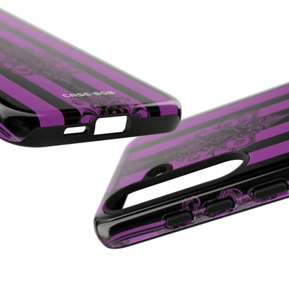 Damask Elegance Purple Samsung S24 Plus Case - Tough