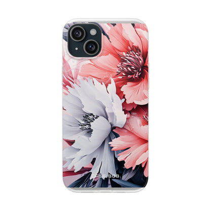 Coral Bloom iPhone 15 Plus Case - Soft