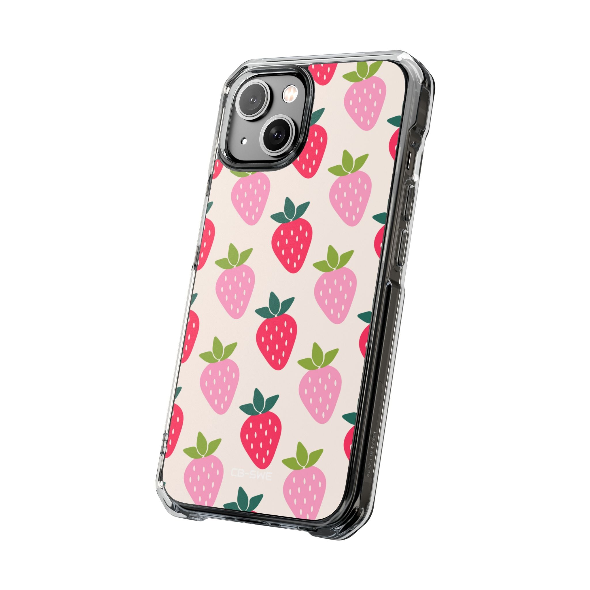 Vibrant Strawberry Rhythm iPhone Case - Impact