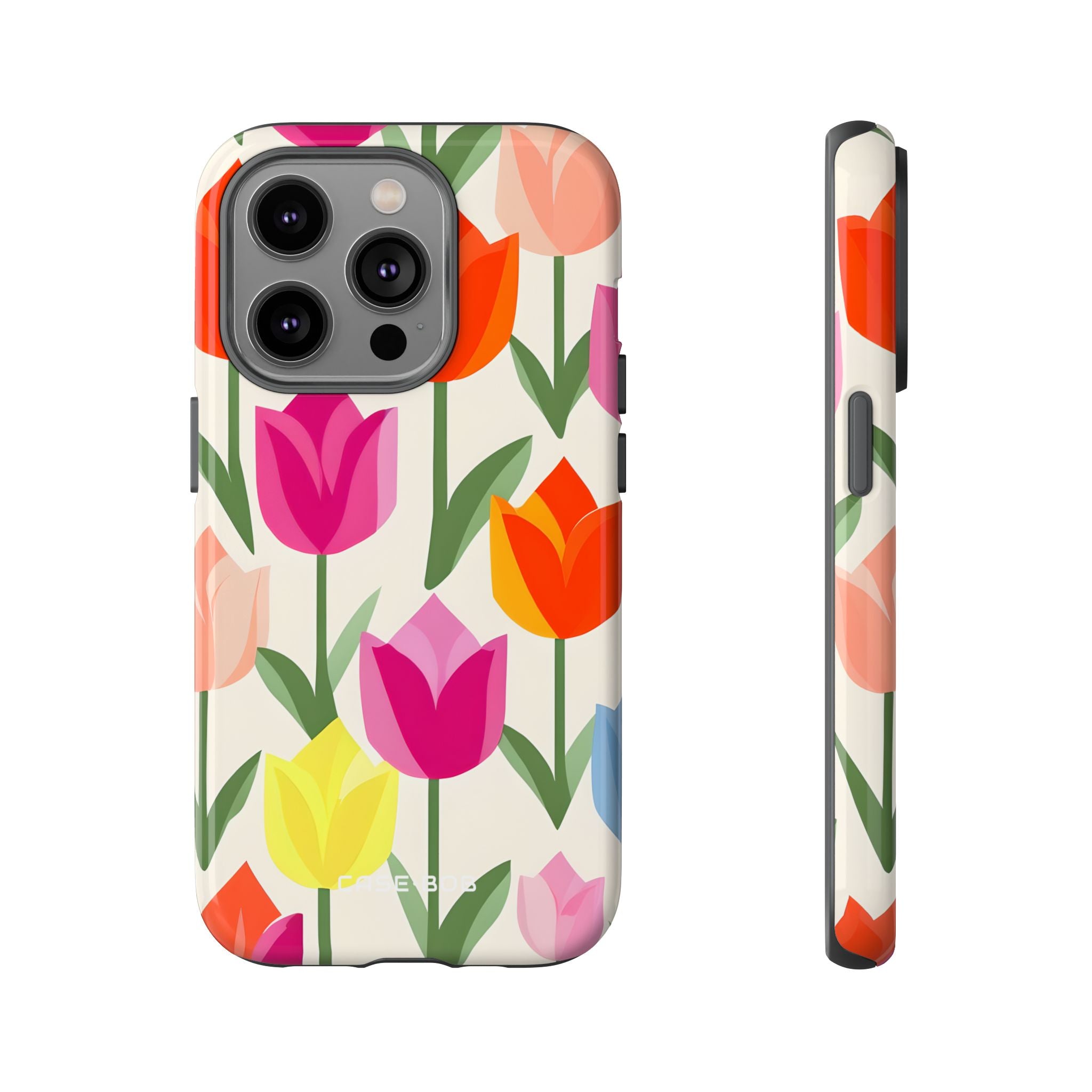 Tulip Harmony Green iPhone 14 Pro Case - Tough