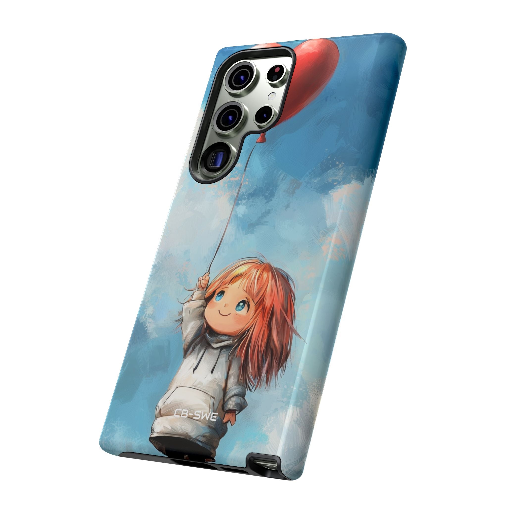 Joyful Girl Reaches - Samsung Case