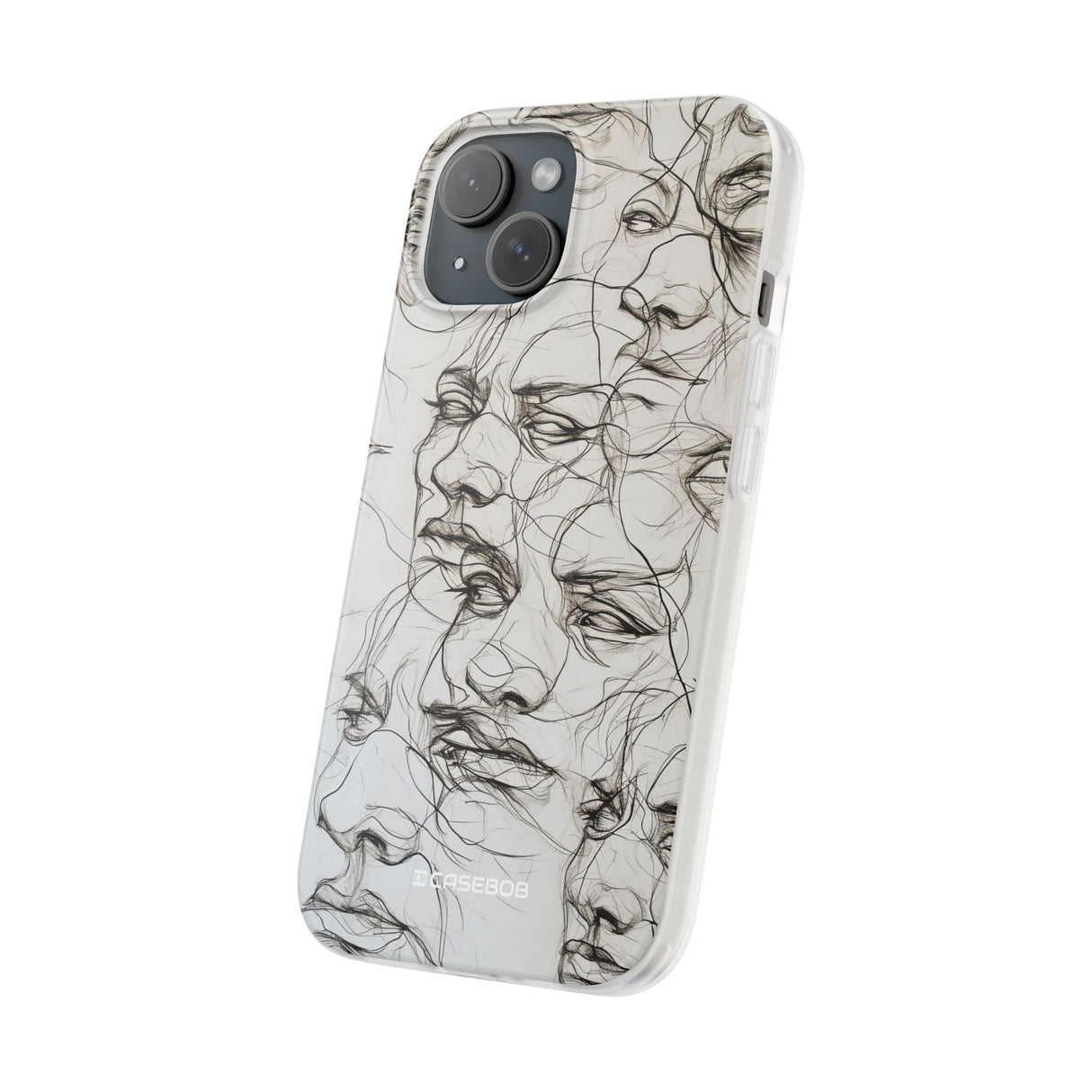 Ethereal Faces | Flexible Phone Case for iPhone