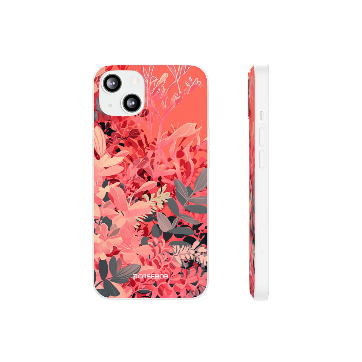 Living Coral Design | Handyhülle für iPhone (Flexible Hülle) 