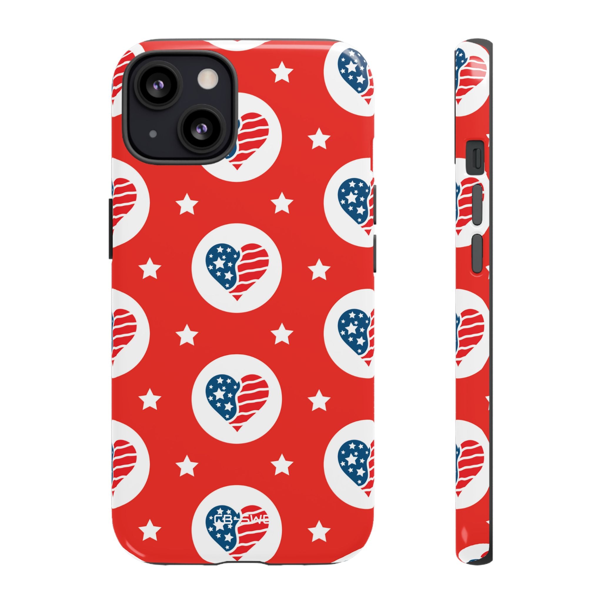 Hearts Celebrate Freedom - iPhone Case