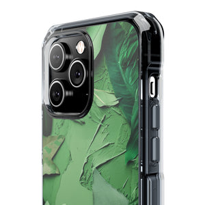 Pantone Greene Design | Handyhülle für iPhone (Clear Impact Case – magnetisch)