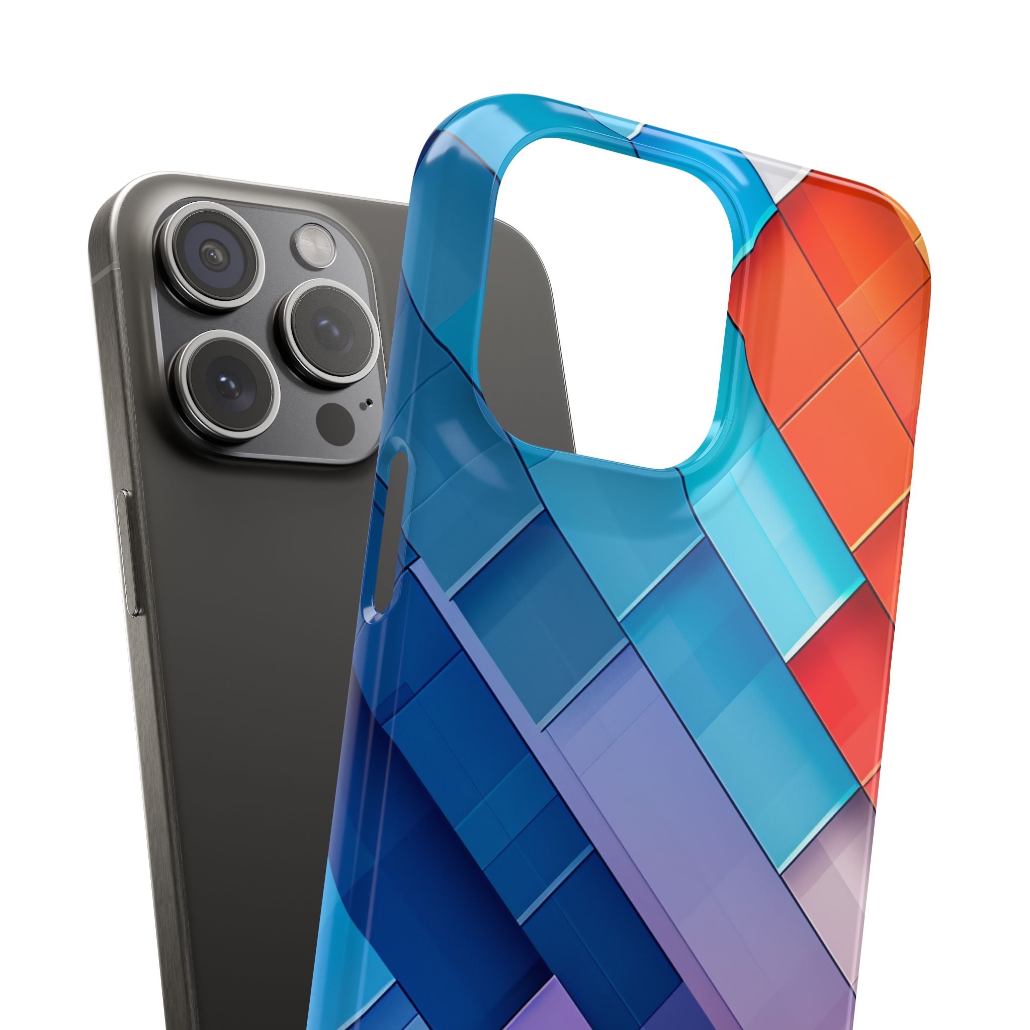 Vibrant GeoFlow iPhone 15 - Slim Phone Case