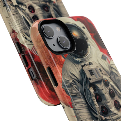 Crimson Spacewalk Dream iPhone 14 - Tough+