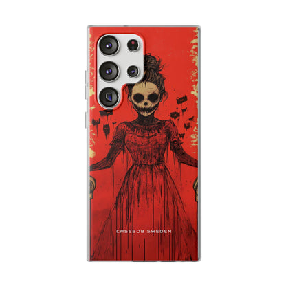 Haunting Scarlet Descent Samsung S23 - Flexi Phone Case