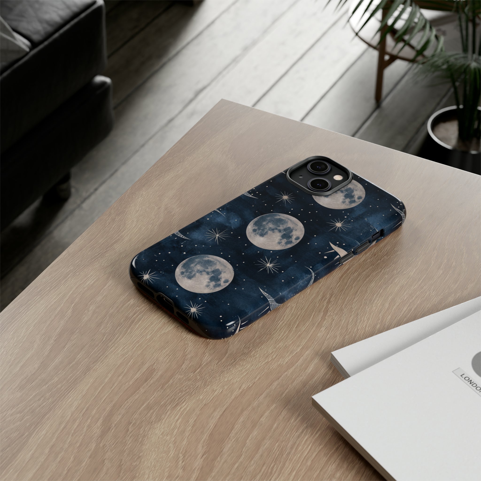 Lunar Phases Serenity - Protective Phone Case