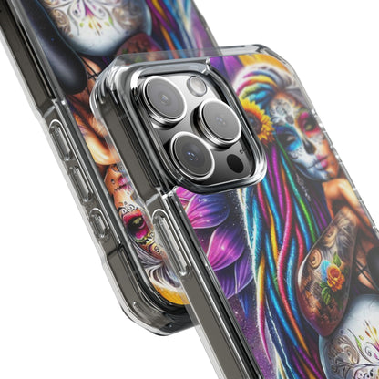 Sunflower Skull Glow iPhone 16 Pro Max Case - Impact