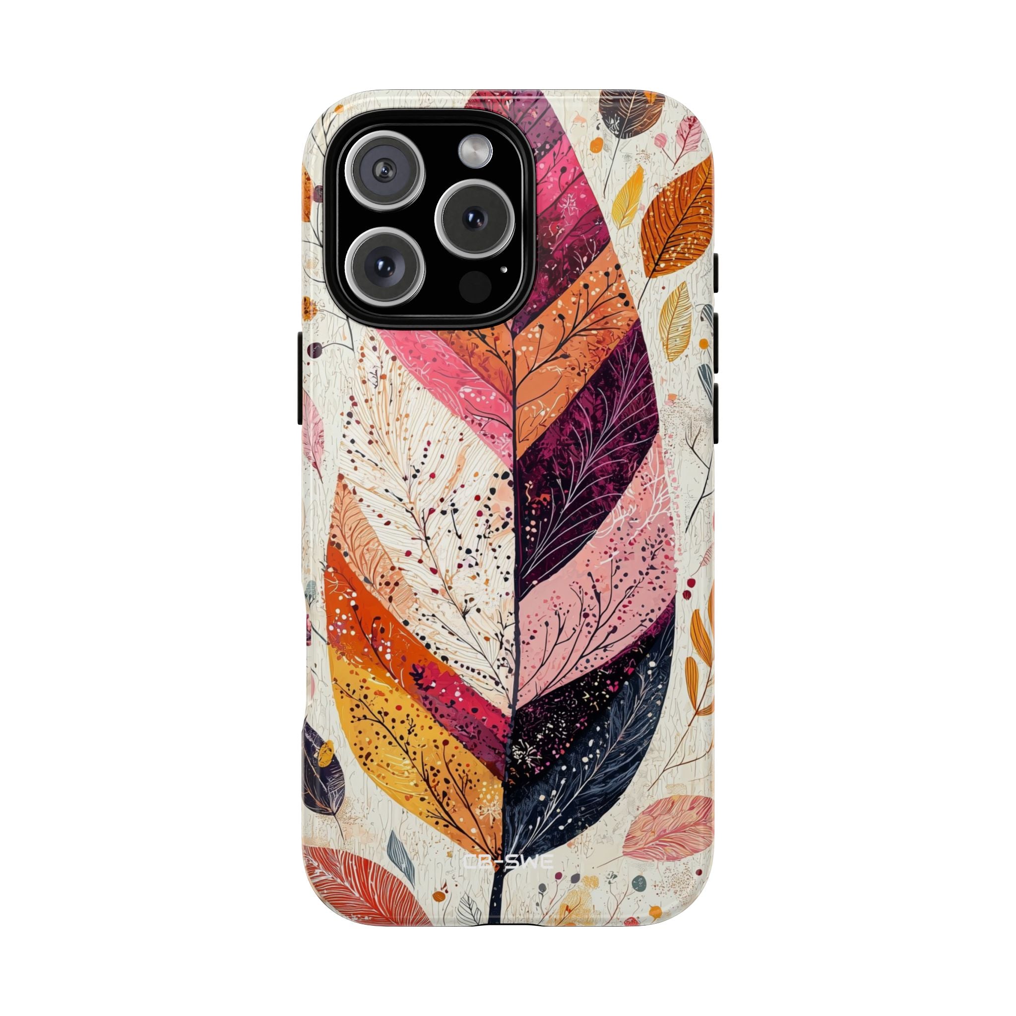 Vibrant Leaves Dance - iPhone Case