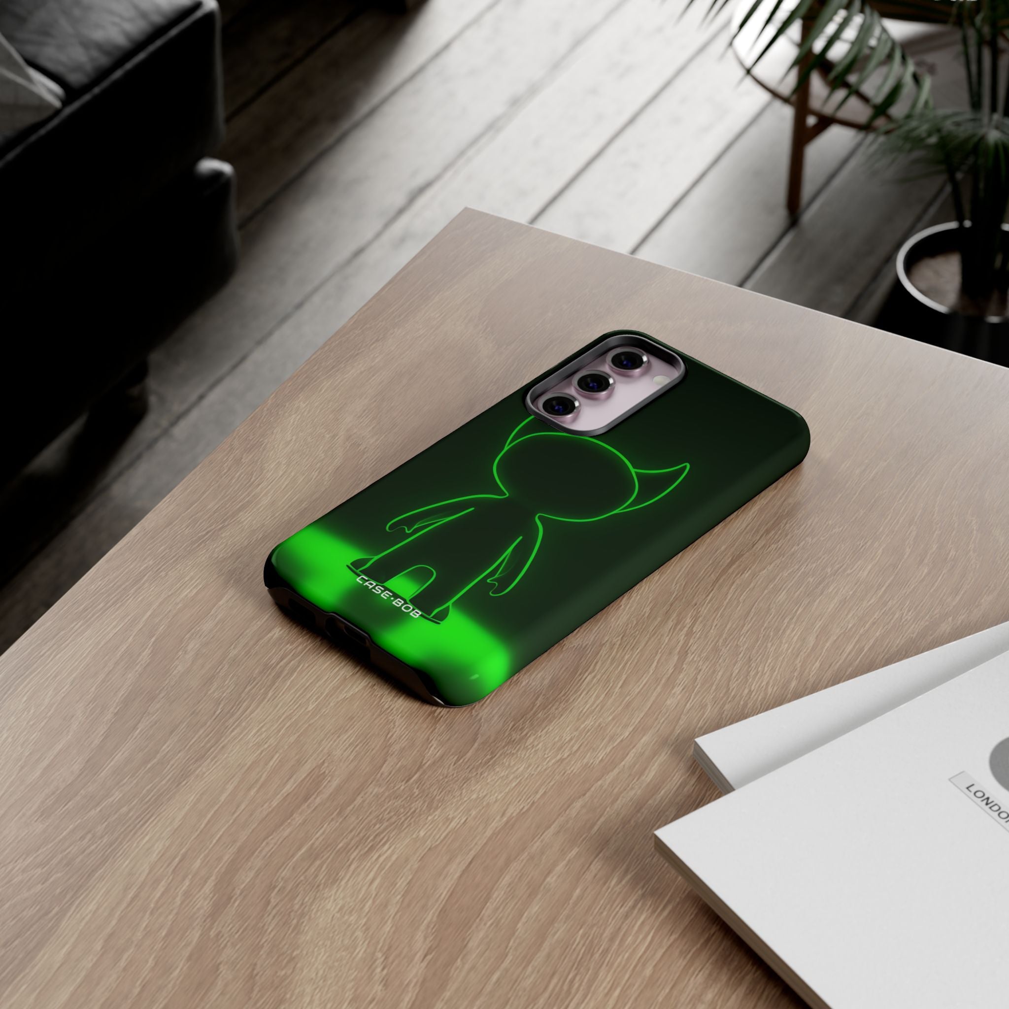 Neon Horned Glow Samsung S23 Plus Case - Tough