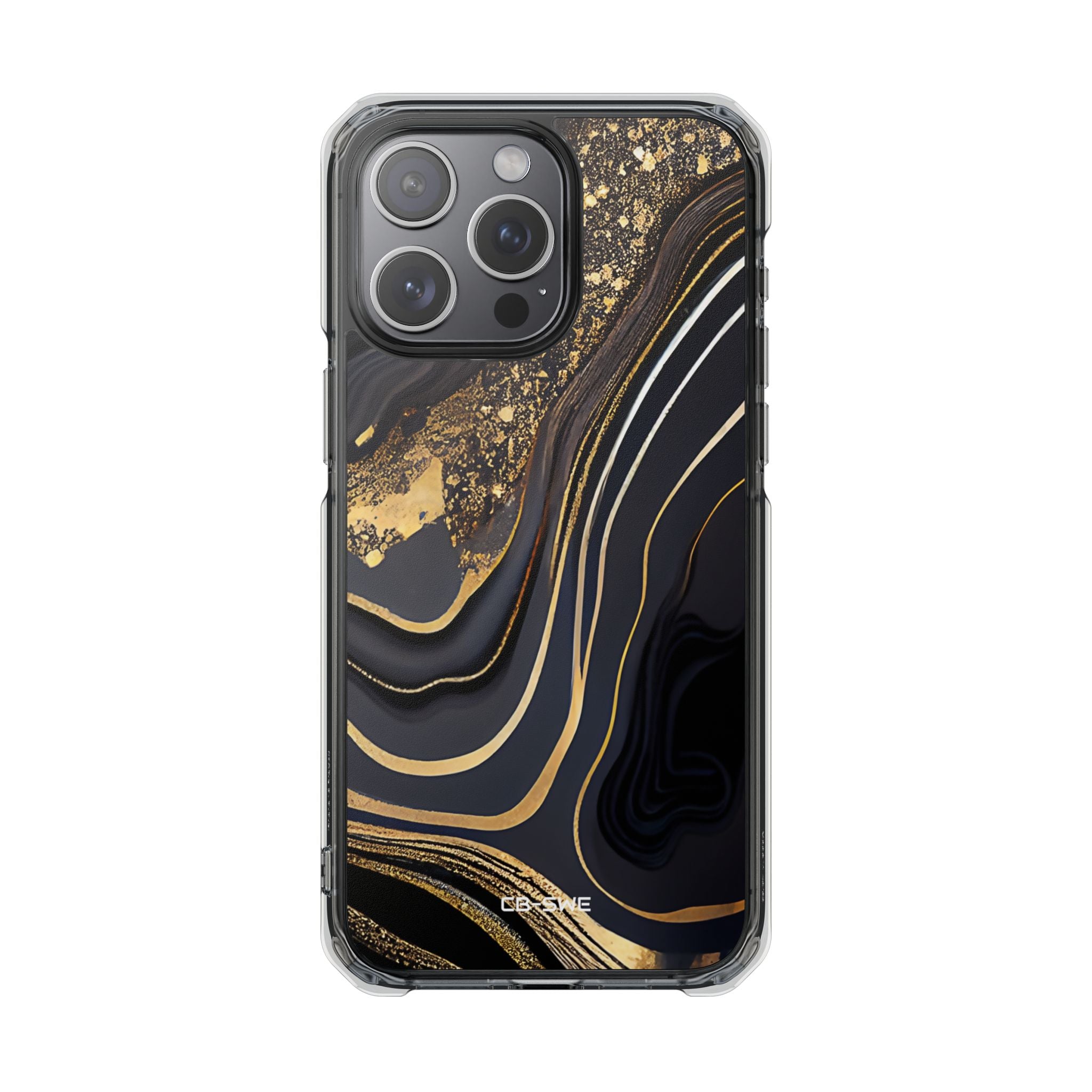 Elegant Gold Streams iPhone Case - Impact