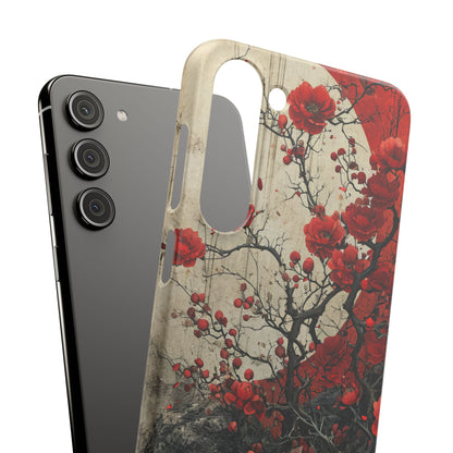 Zen Blossoms in Moonlight Samsung S23 - Slim Phone Case