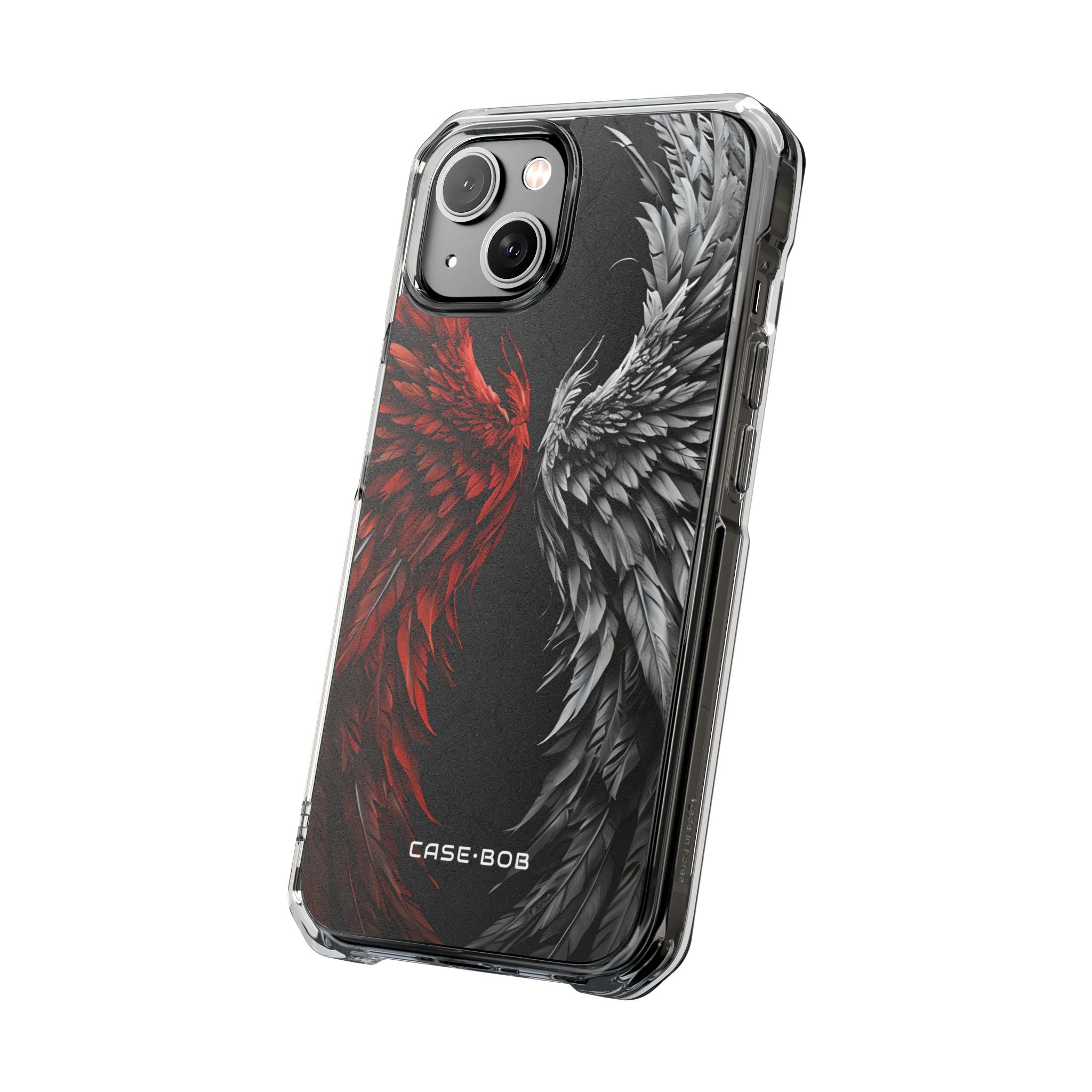 Crimson White Wings iPhone 14 Case - Impact