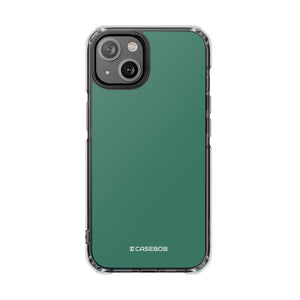 Viridiangrün | Handyhülle für iPhone (Clear Impact Case – magnetisch)