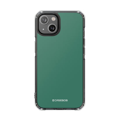 Viridian Green - Clear Impact Case for iPhone