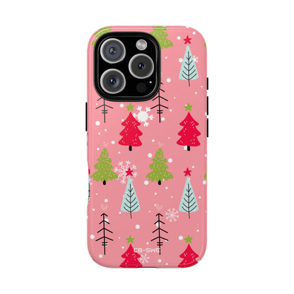 Festive Trees Dance - iPhone Case