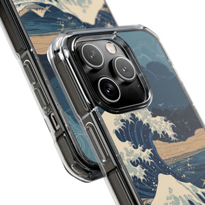 Oceanic Reverence – Handyhülle für iPhone (Clear Impact – Magnetisch)