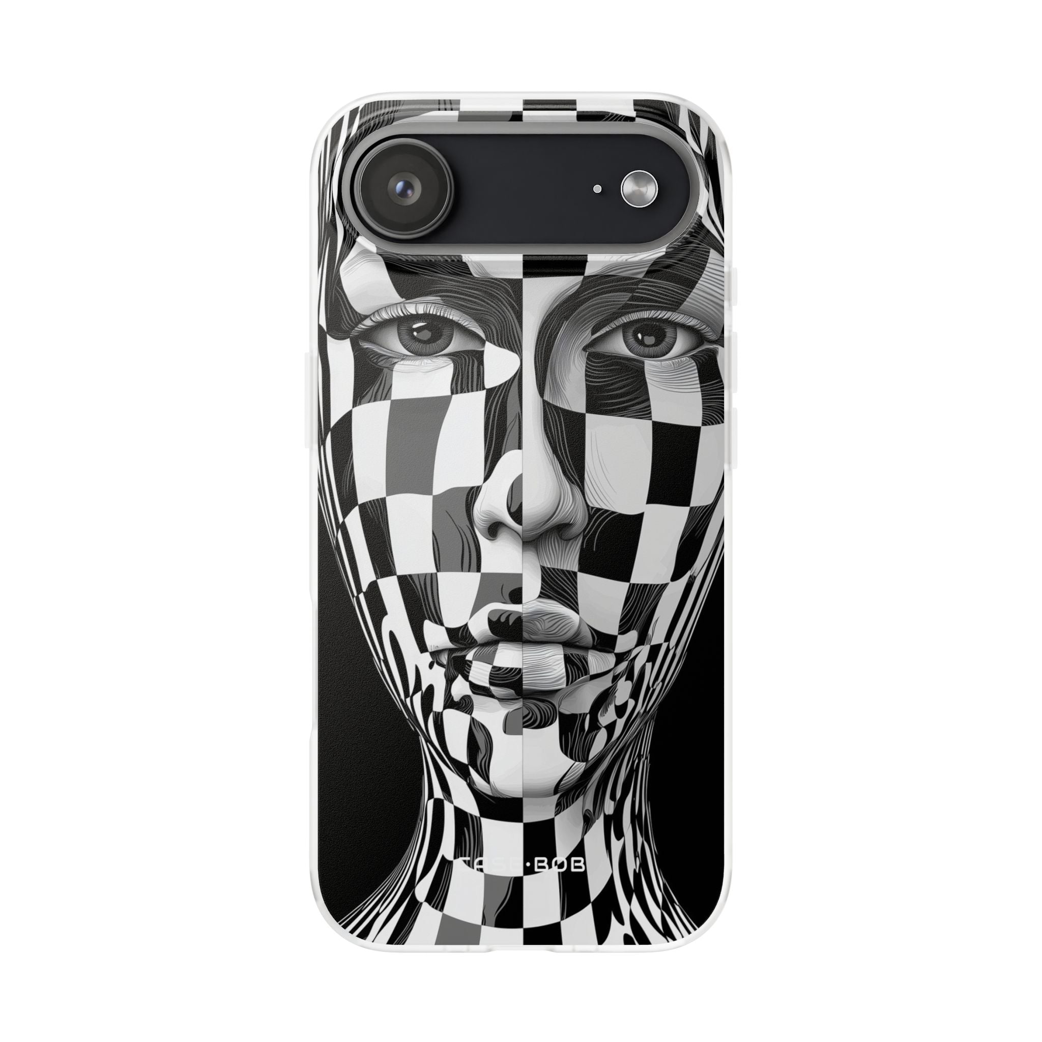 Checkered Face iPhone 17 Air Case - Soft