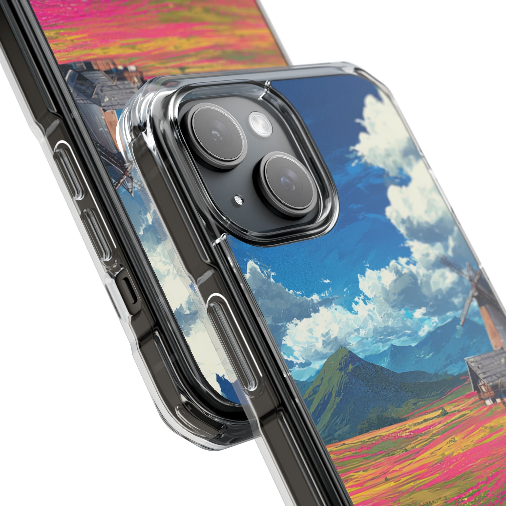 Impressionistic Summer Windmill iPhone Case - Impact
