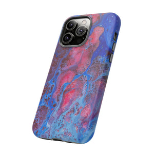 Red Mountain Ink Art iPhone Case (Protective) Phone Case