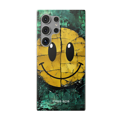 Cracked Smiley Samsung S24 Ultra Case - Soft