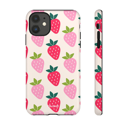 Vibrant Strawberry Rhythm - iPhone Case