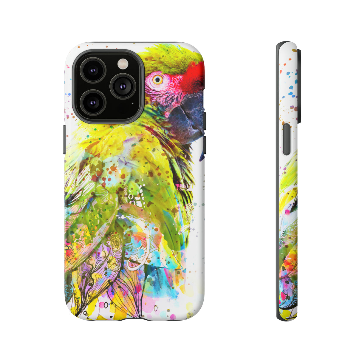 Colorful Parrot - Protective Phone Case