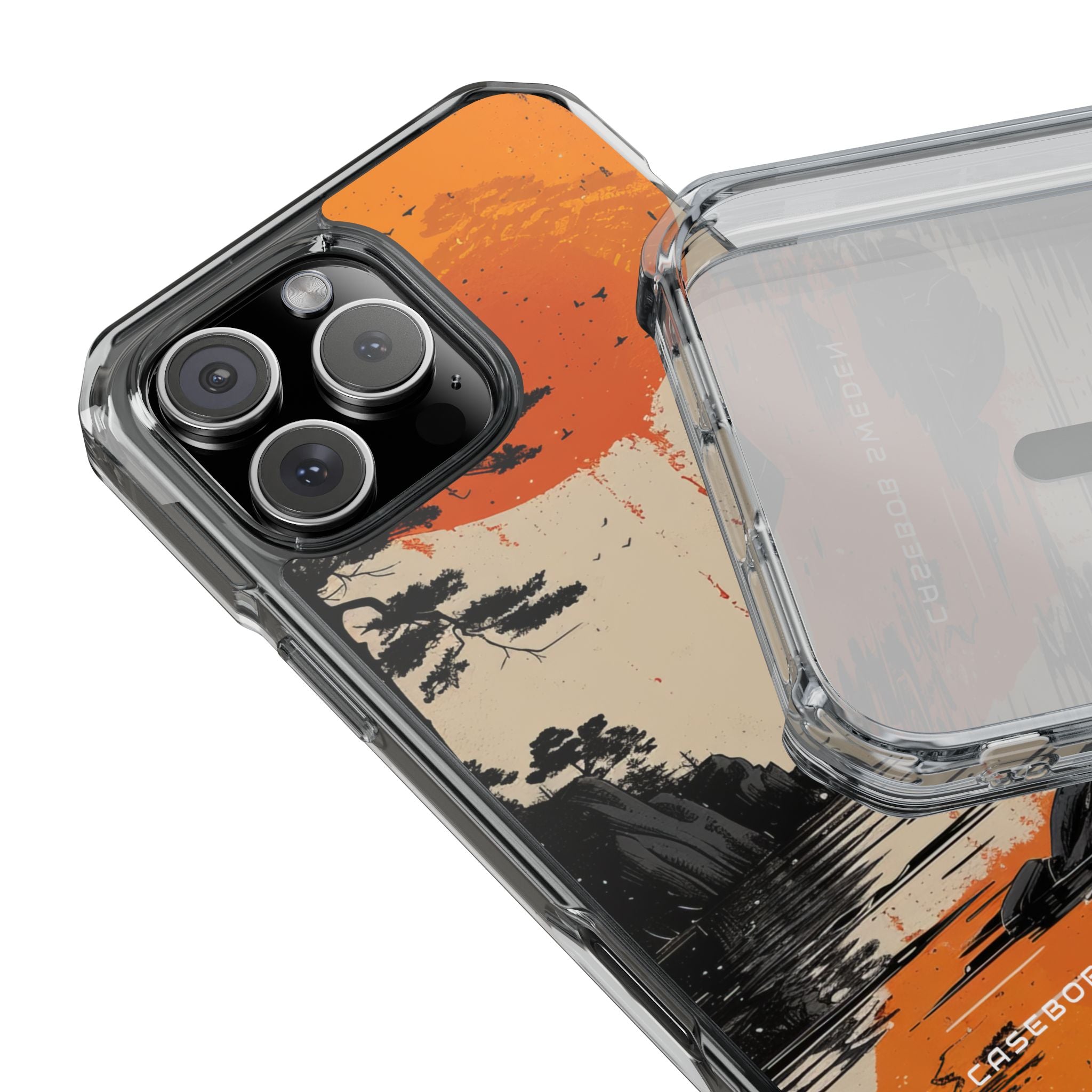 Zen Serenity Sunscape iPhone 16 - Clear Impact Phone Case