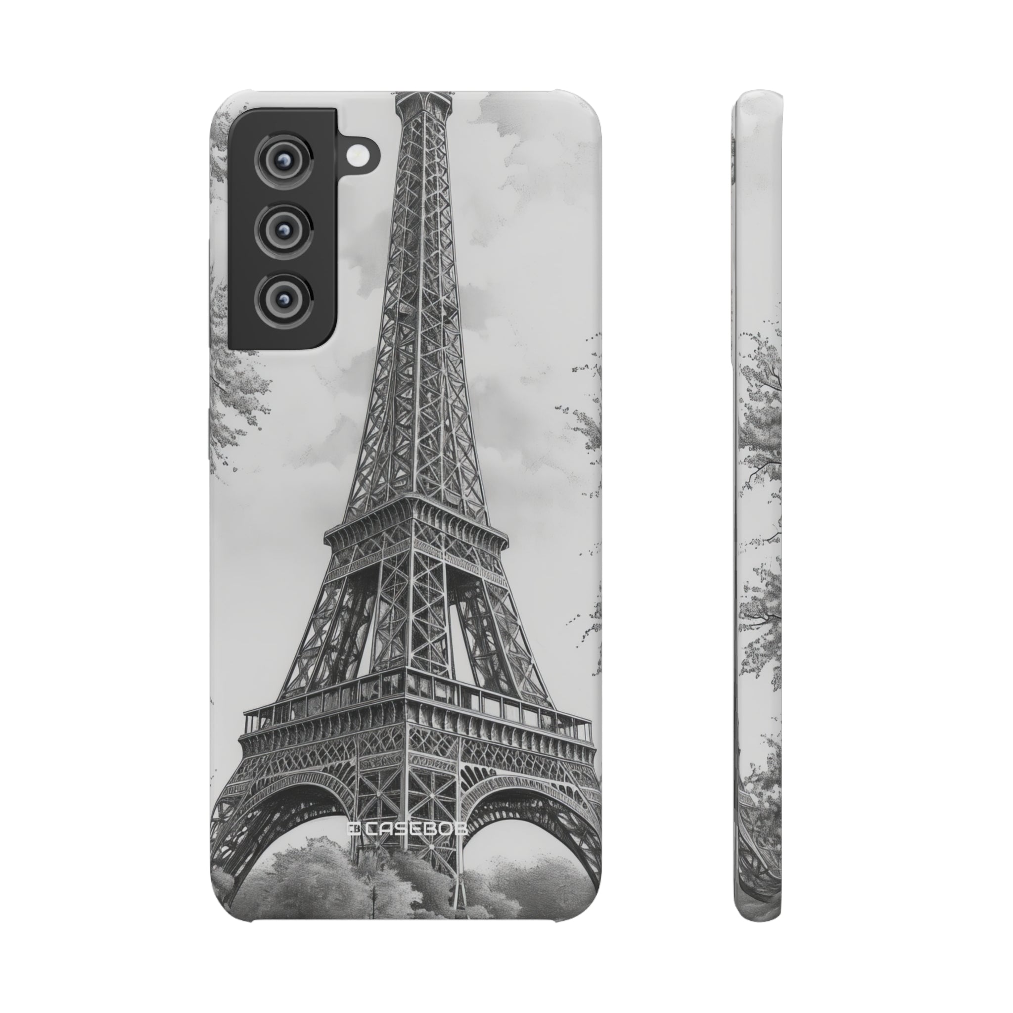 Parisian Monochrome Majesty | Slim Phone Case for Samsung