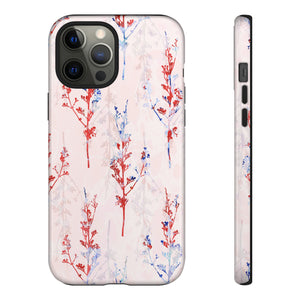 Pink Vintage Flowers - Protective Phone Case